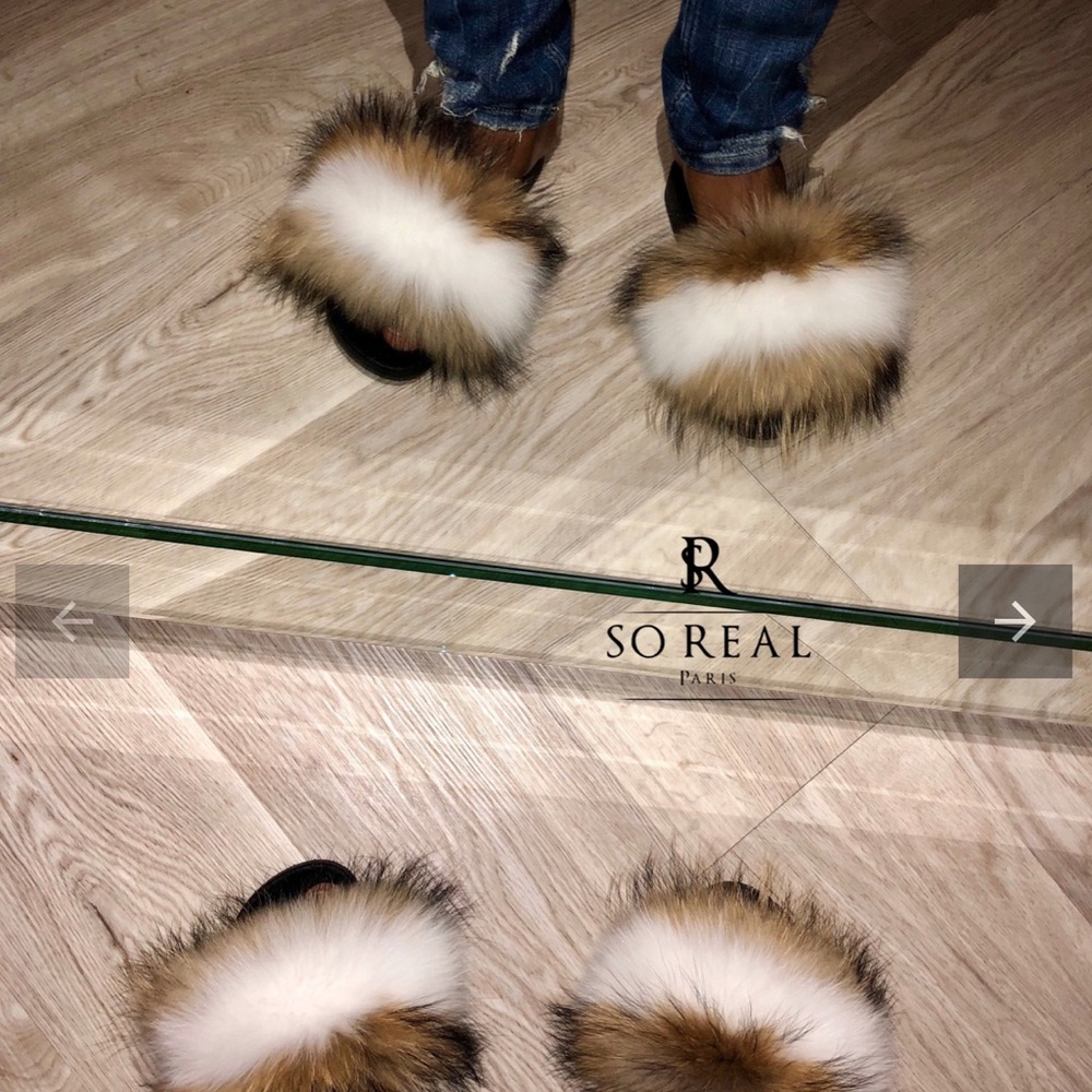 Gswuoo Fur Slides